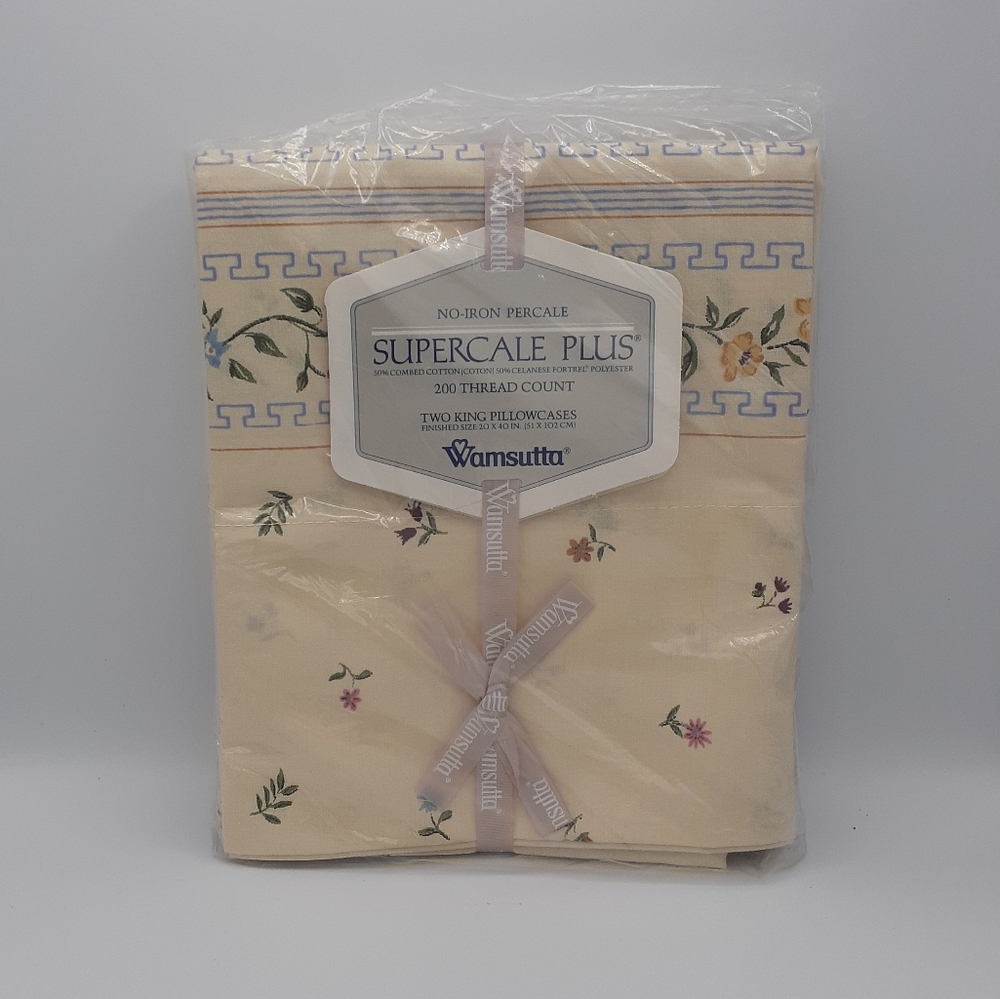 WAMSUTTA "PROTOCOL" KING PILLOWCASES